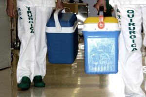 Sanitarios de Torrecárdenas en un proceso de donación de órganos.