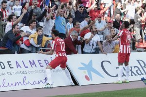 La imagen al final del partido.