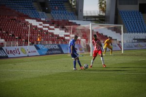 Partido de la primera vuelta entre Almería B y Balona.