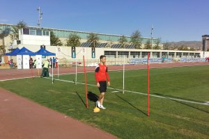 Iván Sánchez haciendo trabajo específico.