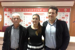 Luis Medina, Lorena García y José Mª Azorín.