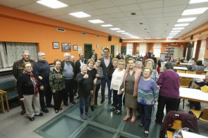 Visita realizada al centro de mayores.