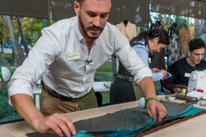Antonio, durante una de las pruebas del programa.