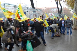 Una de las movilizaciones de Coag por los bajos precios