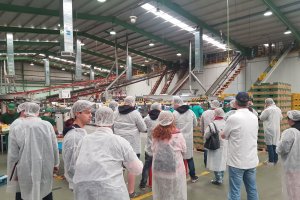 Visita de estudiantes alemanes a las instalaciones de Nature Choice.