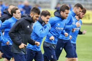 Entrenamiento del Zaragoza.
