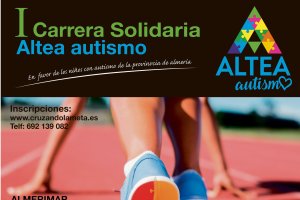 Detalle del cartel de la carrera solidaria.