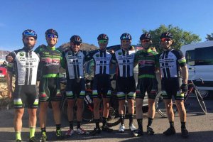 La escuadra al completo en Mesa Roldán.