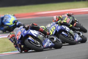 Viñales y Rossi en el pasado GP de Argentina