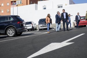 Visita al aparcamiento realizada esta mañana