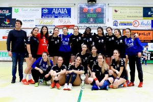 Las roqueteras fueron subcampeonas en Zarautz.