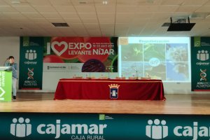 Ana Belén Arévalo, durante su conferencia en Expolevante.