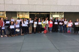 Concentración en la Ciudad de la Justicia