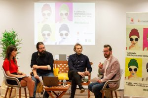 Marta Rodríguez, Javier M. Alcaraz, Diego Rivera y Antonio Verdegay.