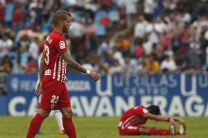 Morcillo y Tino Costa, al final del partido.