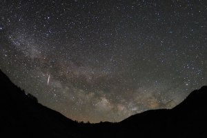 Lluvia de estrellas.
