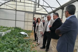 Antonio Ramírez, consejero de Economía, visitó las instalaciones Labcolor, que cumple 30 años, y Las Palmerillas.
