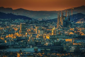 Vista de Barcelona.