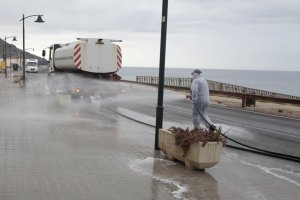 Fumigación antimosquitos realizadas por los servicios municipales de la capital en años anteriores.