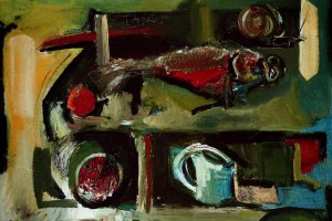 ‘Naturaleza muerta con caracol’ (1975).