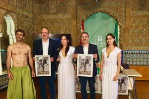 Presentación,  ayer, de La Noche de los Candiles.