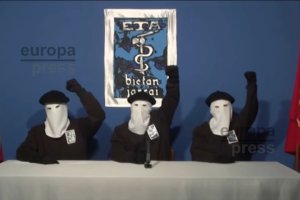 Anuncio de la disolución de ETA.