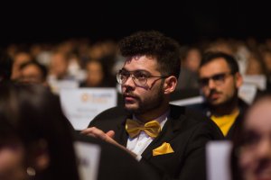 Fullana en una gala de un festival de cine.