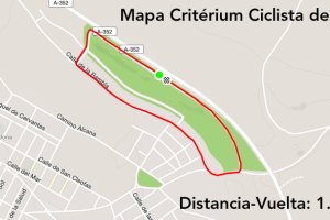 El mapa de la carrera.