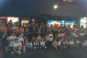 Los canteranos vivieron una jornada de cine.