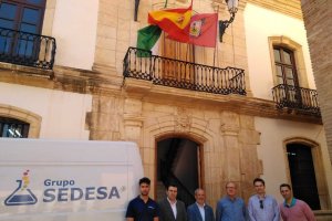 Puesta de largo de la carrera en el Ayuntamiento de Vera.