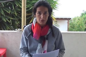 Patricia Ramírez, en una imagen del vídeo publicado este lunes.