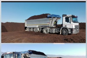 La empresa cuenta con una gran flota de vehículos.