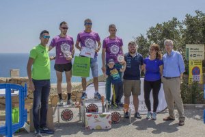 El podio final tras el gran desafío.