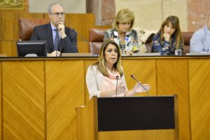 Susana Díaz, esta tarde.