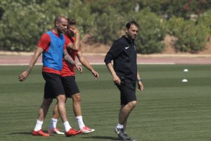 Fran Fernández con Nano y Navas.