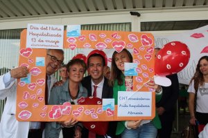 Conmemoración, esta mañana, del Día del Niño Hospitalizado en Torrecárdenas.