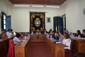Imagen del Pleno en el que el Ayuntamiento de Níjar ha aprobado los presupuestos 2018.