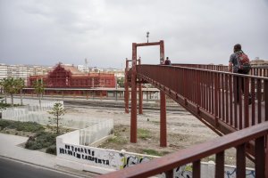 Zona que quedará totalmente sin vías de ferrocarril una vez que se haya acabado el soterramiento.