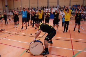 Fiesta por el ascenso a Primera Nacional.
