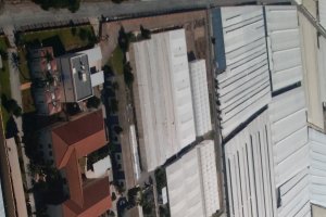 Vista aérea del mar de plástico almeriense.