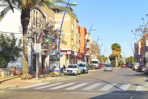 El Bulevar cambió el aspecto de El Alquián, transformando la carretera Níjar-Alquián, su avenida principal.
