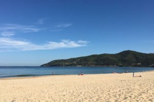 Playa de Getares, tras suceder el accidente. (Foto: Radio Algeciras)