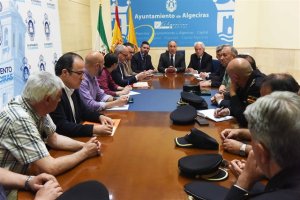 Reunión de la Junta Local de Seguridad de Algeciras. (Foto: Ayuntamiento de Algeciras)