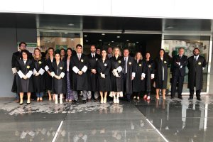Concentración en la Ciudad de la Justicia de Almería