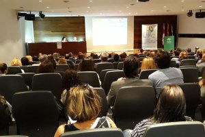 Panorámica del salón de actos del museo