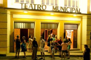 Teatro municipal de Tabernas, donde esta noche se celebra la gala.