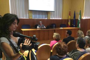Curso para prevenir y reconocer la violencia machista celebrado ayer en el Varadero del Puerto.