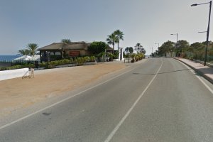 Zona del Paseo del Mediterráneo de Mojácar donde sucedieron los hechos.