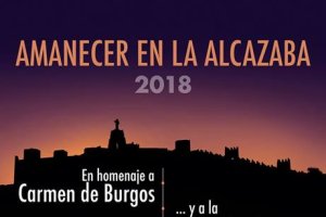 Detalle del cartel del ‘Amanecer en la Alcazaba’.