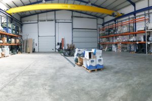 Almacén de Alarcontrol reformado con mil metros cuadrados de espacio productivo